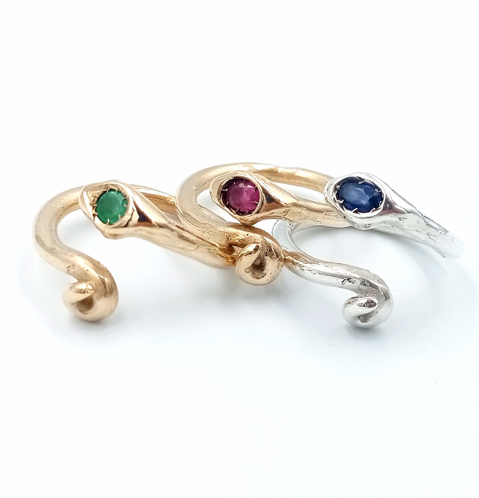 Serpe pietra in argento collezione 2026