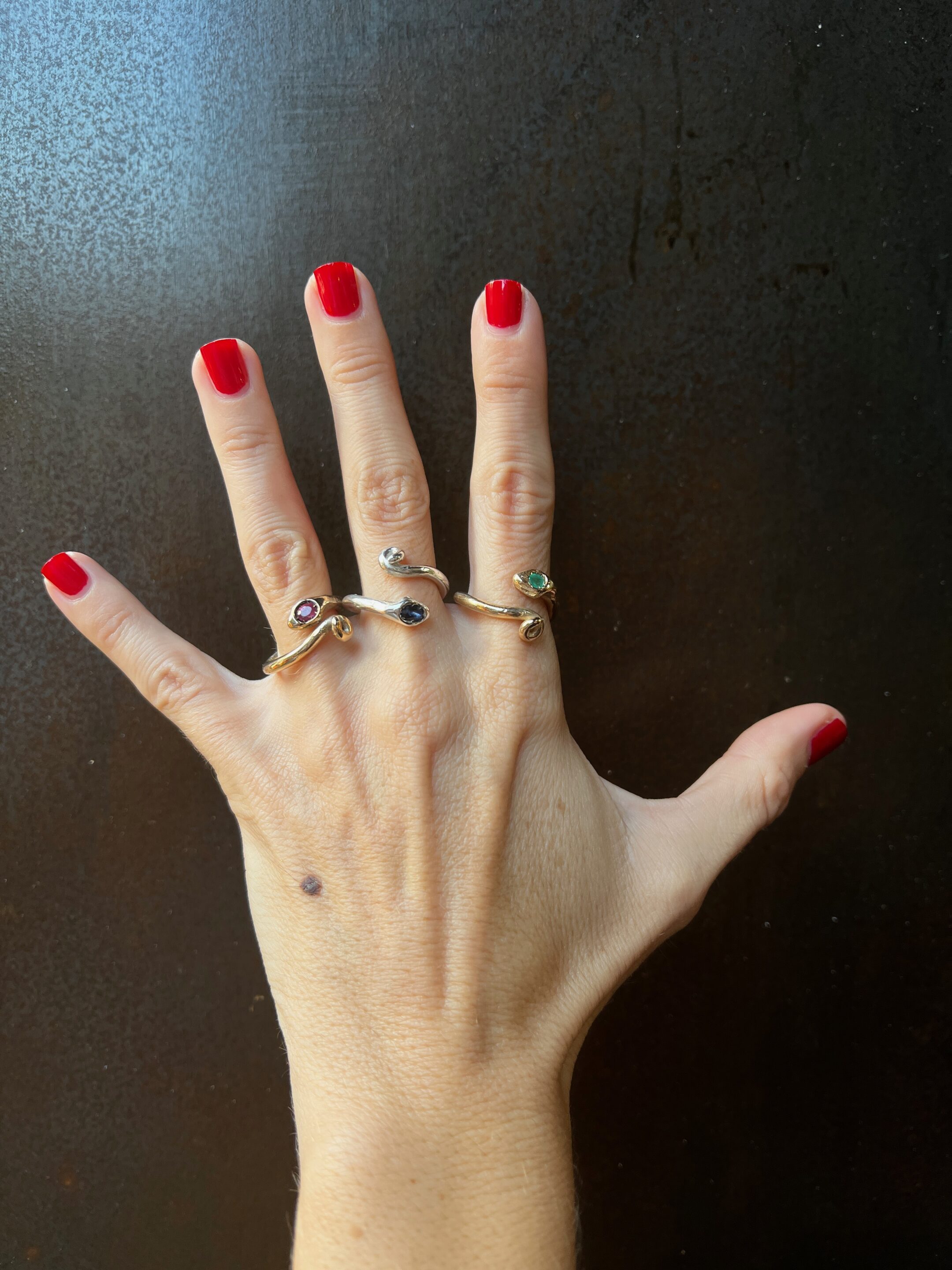 Serpe pietra in argento collezione 2026 - immagine 3